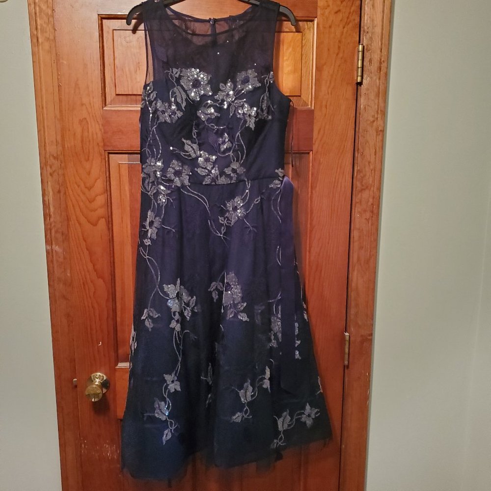 Beautiful Teri Jon tea length dress